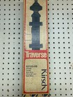 Kirsch  52133 Atavio Traverse Rod  Black  Square Rod   Rings