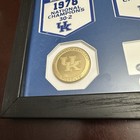 Vtg Highland Mint Kentucky Wildcats Basketball Ncaa Championship Banner Plaque
