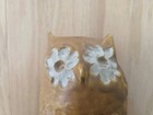 Vintage Mcm Bennington Pottery Owl Coin Bank 7    David Gil Euc