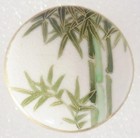 Vintage Large Japanese Satsuma Button 1-3 16  Diameter Bamboo