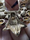 Vintage Rare Signed Ciner Brooch 2      2     missing Main Stone  Sold As-is