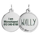 Custom Engraved Personalized Pet Tag Id Dog Cat Name Tags Double Side Charm