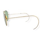 Vintage Ray Ban B l 12k Gf Aviator Sunglasses 1940s Unetched Lenses Usa Wwii Ww2
