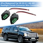 2 Pcs 2 Pins Wire Connector Adapter Pigtail 3 94  Long