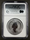 1998 Silver Canadian Maple Leaf Reverse Proof Titanic Privy Mark Ngc Sp69 Rare