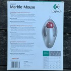 Logitech Marble Mouse Optical Trackball 904360-0403 New Open Box Usb Ps 2 Nos