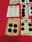 33 Sets Of Fancy unique unusual Vintage Buttons Still On Original Cards Stunning