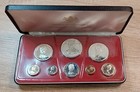 Excellent Cayman Islands 1972 Proof Set 8 Coins 4  In Sterling Silver  Med122