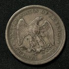 1875-s Silver Twenty Cent Piece San Francisco Mint Fine Condition