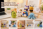 6pcs Crochet Kit For Beginners Animal Amigurumi Diy Craft Set W  Videos