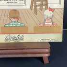 Kiddies  Christmas Carols Piano Sheet Music Coloring Book 1937 Vintage Remick