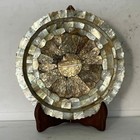 Rare Mughal Islamic Handmade Mother-of-pearl Plate With Quran Calligraphy 