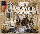34th New York Infantry Regiment Usa American Civil War Themed Mouse Pad