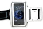 White Sports Workout Arm-band Running Gym Strap Case For Cell Phone Iphone Ipod