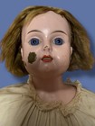 Antique Dolls Big  Lot Of 2 Tin Head Minerva Germany Dolls 27 Inches Tall