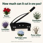 14  Professional Guillotine Flower Stem Cutter Bench Mount Florist Cutting Tool