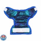 Newborn Baby Cloth Diaper Cover Nappy Hook And Loop  stars Whales 