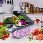 14 16pcs Multifunction Vegetable Fruit Chopper Peeler Dicer Grater Slicer Cutter