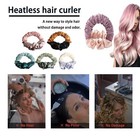 Curly Hair Products Silk Sleep Hair Curler Roller No Heat Short Long Hair Stylin