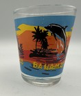Bahamas Dolphins Shot Glass 2 Oz   great Condition 