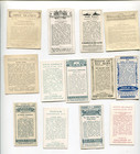 27 Tobacco Card Lot All Different Cards From All Different Sets