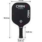 Usa Seller    Crbn 3x16mm X power Series Pickleball Paddle With Cover