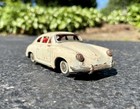 Vintage 1960   s Tin Litho Porsche 356 Friction Car Made In Japan Works  5 5 Inch