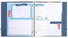 Carter s B0-14074 Blue Nautical First 5 Years Loose Leaf Baby Memory Book For