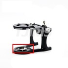50pcs Dental Lab Magnetic Articulator Metal Base Plates Round square