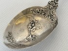 Sterling Silver Souvenir Spoon Pan American Expo Indian Buffalo Falls