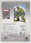 2019 Upper Deck Marvel 80th Anniversary Silver Age 1 1 The Hulk Auto Sketch X3c