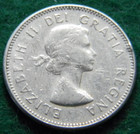 1964 Canada Five Cents From Collection Canadian 5 Cent Coin