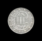 1862 Three Cent Trime Almost