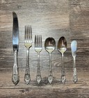 Rose Point By Wallace Sterling Silver Flatware Set For 8 Service 48 Pieces
