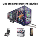 2025 Pro Standard Mobile Food Trailer Business Outdoor Catering Custom New Fast