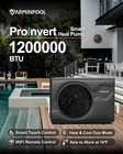 35kw 120000 Btu Pool Heater 240v Air Source Heat Pump For Above Ground Swimming