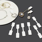 500pcs Self-adhesive Jewelry Price Tags Rectangular Labels For Rings   Necklace 