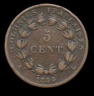 France-french Colonies 5 Centimes 1844  Coin - Louis-philippe