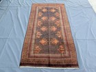 1940s Antique Afghan Baluchi Rug 4x8 Ft Hand Knotted Persian Style Tribal Carpet