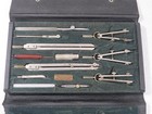Vintage Charvoz No 677 Drafting Tool Set Complete Engineering Case Usa