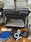 Dog Bike Basket Carrier For Handlebar Pet Bicycle Bag Puppy Cat Soft Safety Mesh