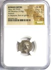 Titus Ar Denarius Silver Roman Coin 79-81 Ad - Certified Ngc Choice Xf  ef 