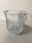 Vintage French Heavy Crystal Glass Champagne Ice Bucket Barware