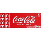 Coke Mini-can 7 5oz  10 Pack  fast Delivery 