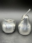 Kirk Stieff Pewter 500 Salt And Pepper Shakers Set Of 2 Apple Pear