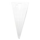 Clear Circular Cone Glass Wall Hanging Vase Flower Vase Bottle For Plant Hold   