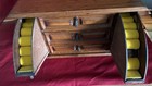Vintage Mid-century Wooden Jewelry Box Chest Armoire