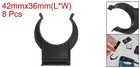 8pcs 1 65 x1 42  Plastic Leveler Leg Toe Kitchen Clips Foot Buckle Black