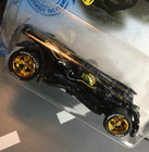 Hot Wheels Treasure Hunt Jla Batmobile Custom Super Real Riders Wheel Swap
