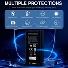 For Eufy Security Video Doorbell Rechargeable Battery Pack With Usb-c E340 C31